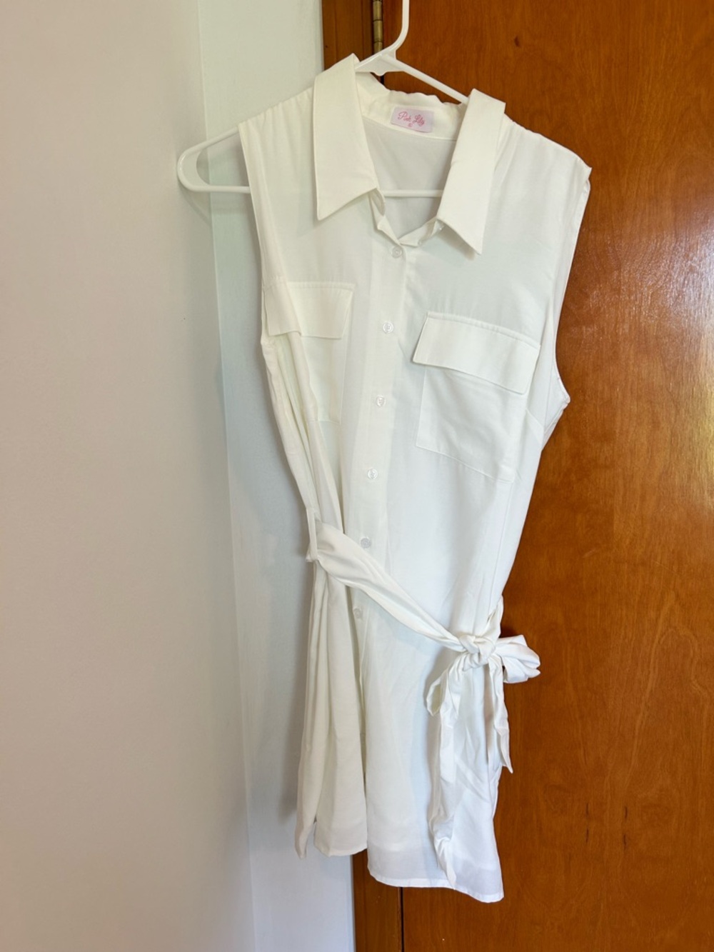 NWOT women’s true white collar dress